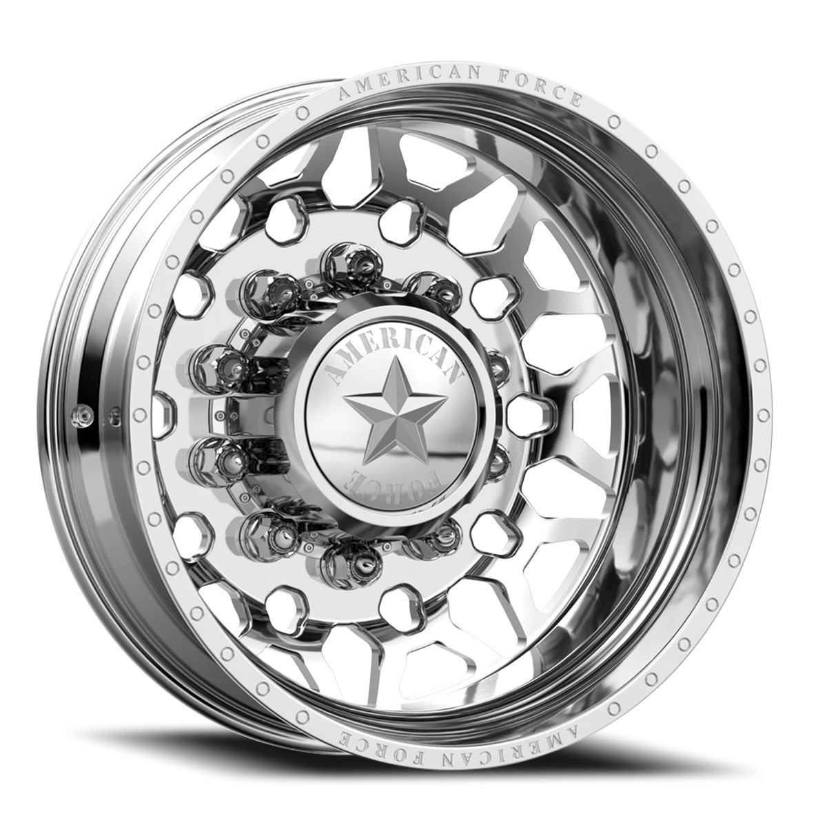 American Force H03 Orion DRW Polished 22.5x8.25 -145 8x165.1mm 117mm - Wheelwiz