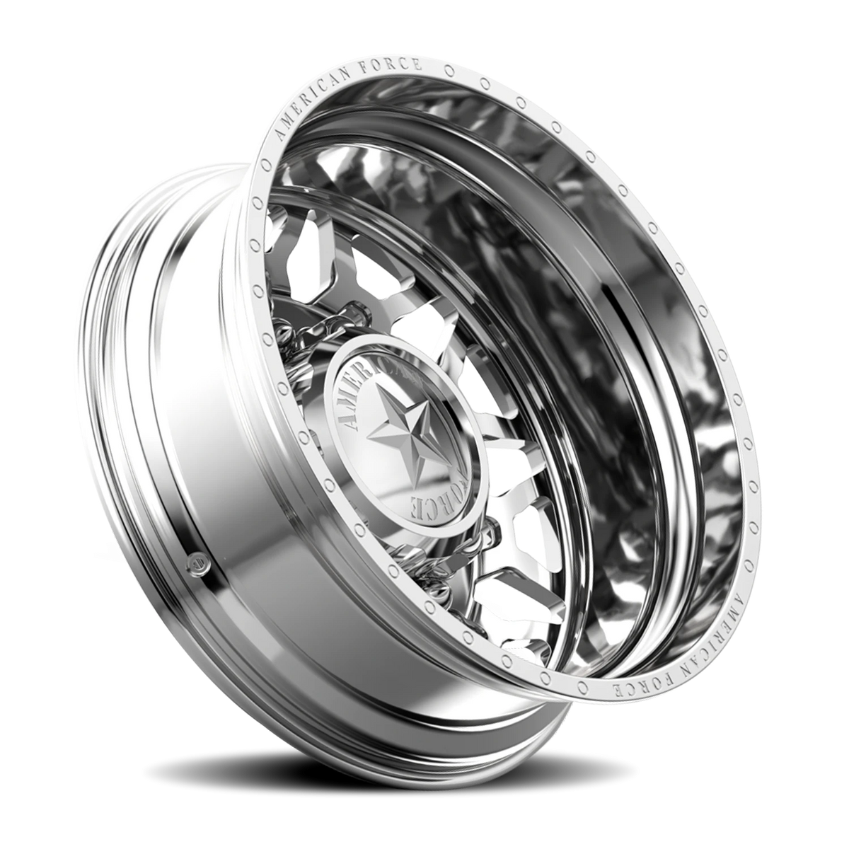 American Force H03 Orion DRW Polished 22.5x8.25 -145 8x165.1mm 117mm - Wheelwiz