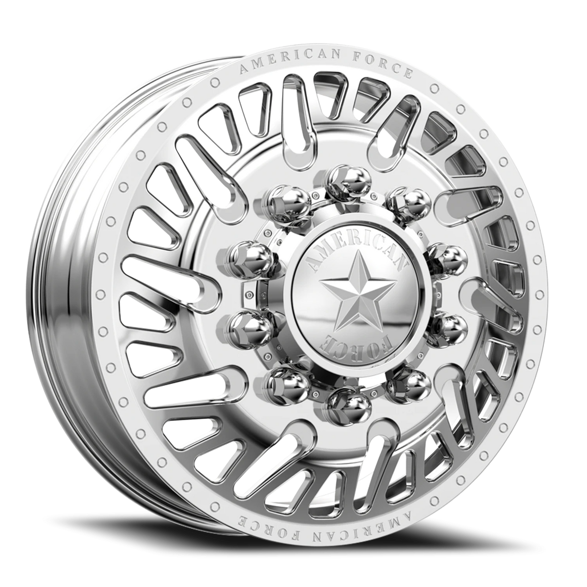 American Force H12 Sidewinder DRW Polished 24x8.25 +169 8x165.1mm 117mm - Wheelwiz