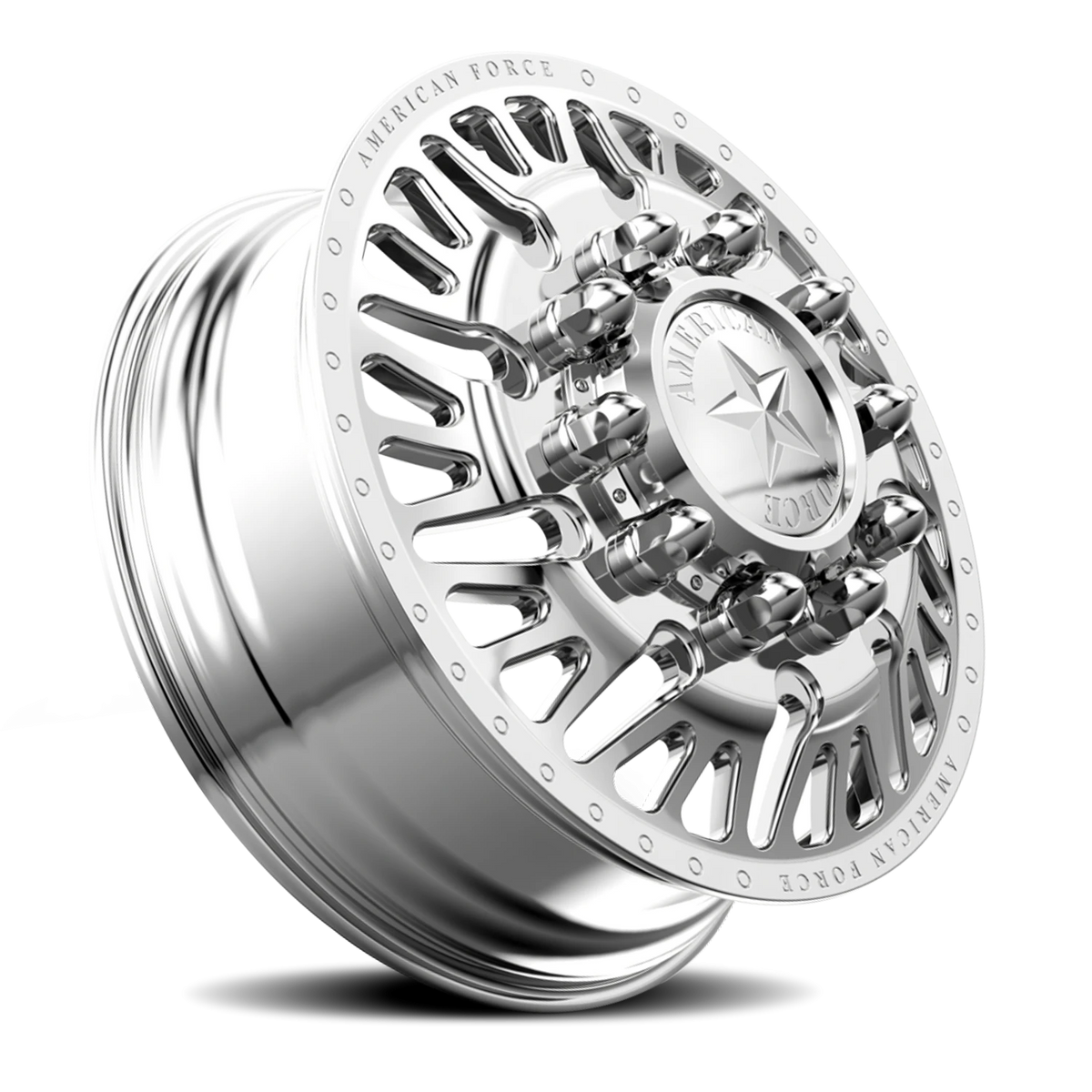 American Force H12 Sidewinder DRW Polished 26x8.25 +152 8x225mm 170mm - Wheelwiz