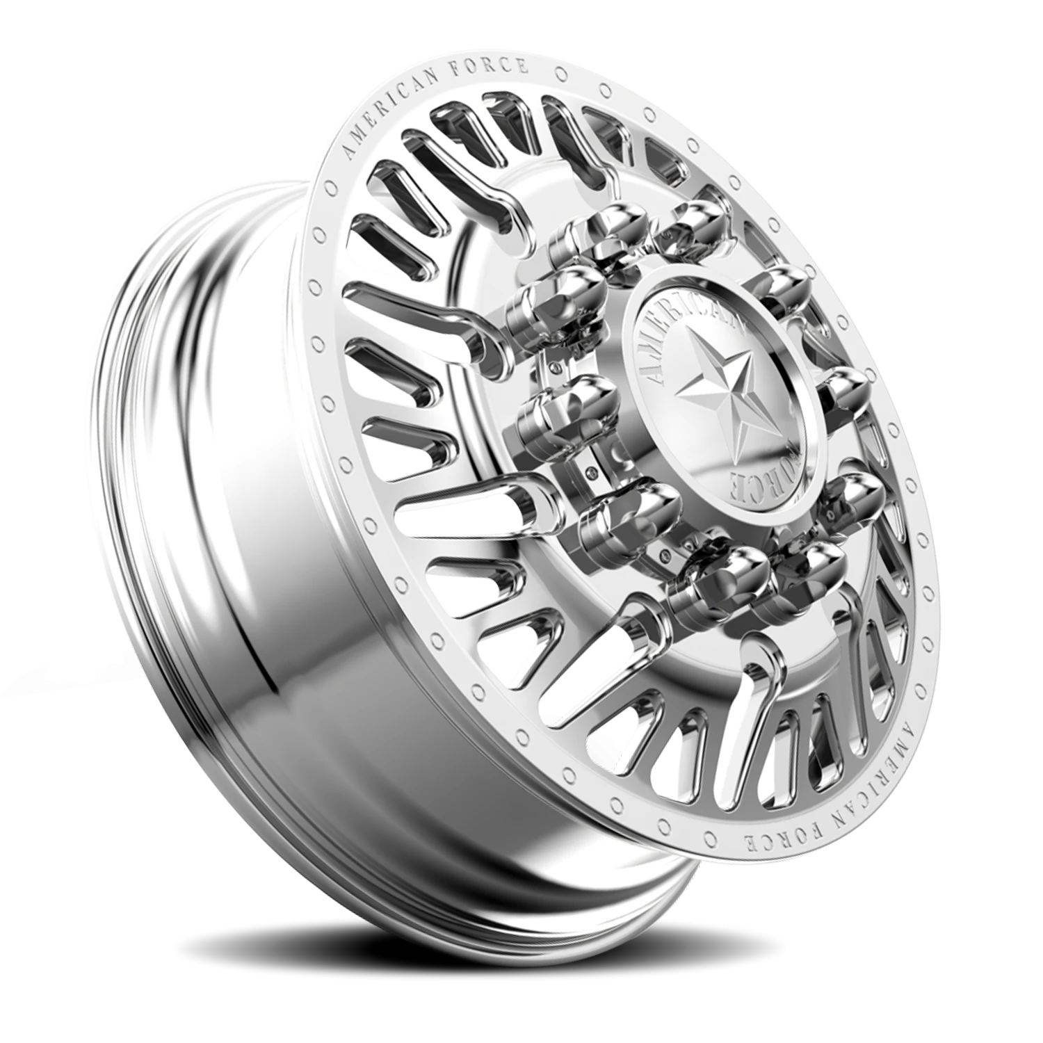 American Force H12 Sidewinder DRW Polished 28x8.25 +169 8x170mm 125mm - Wheelwiz