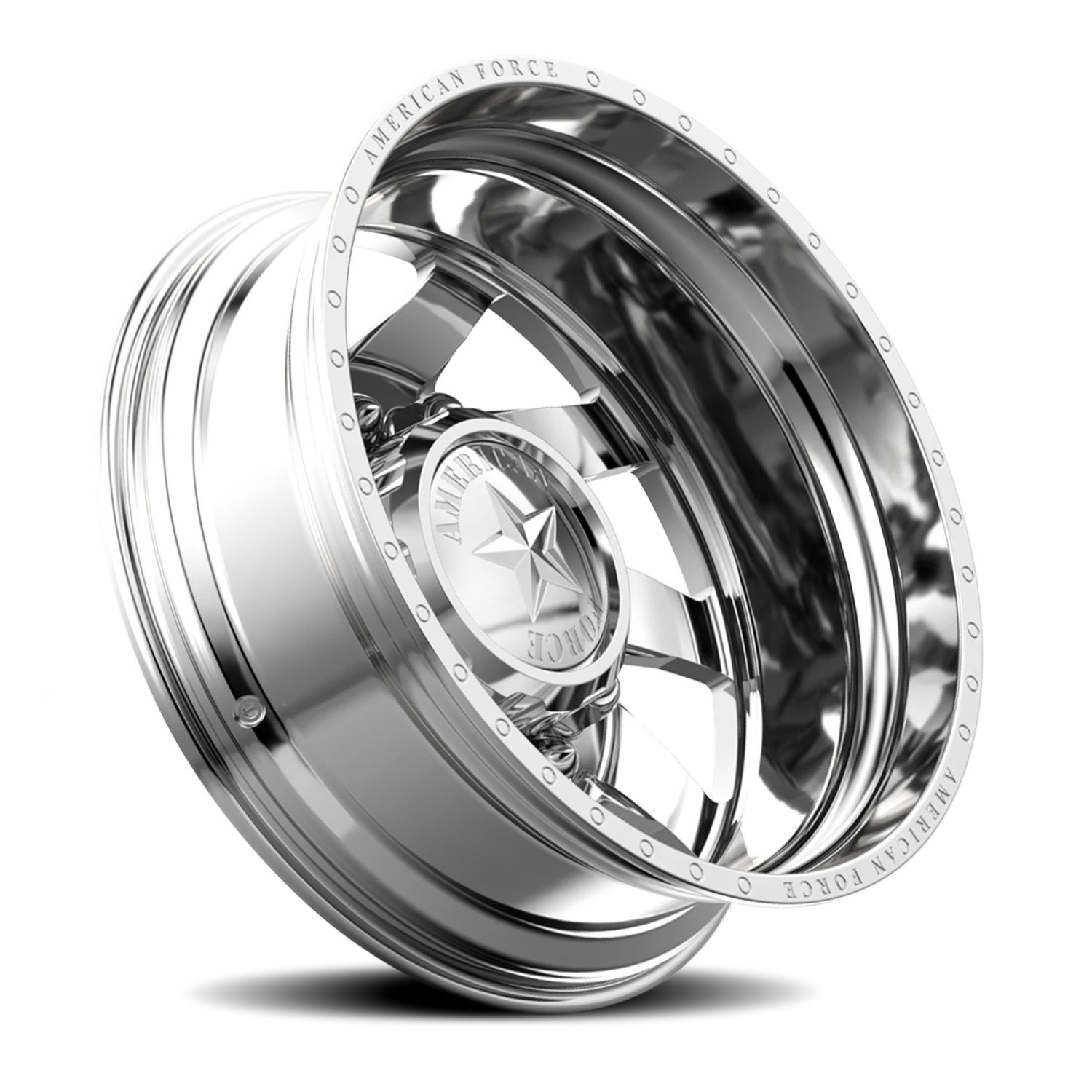 American Force H90 Tempest DRW Polished 28x8.25 -130 10x225mm 170mm - Wheelwiz