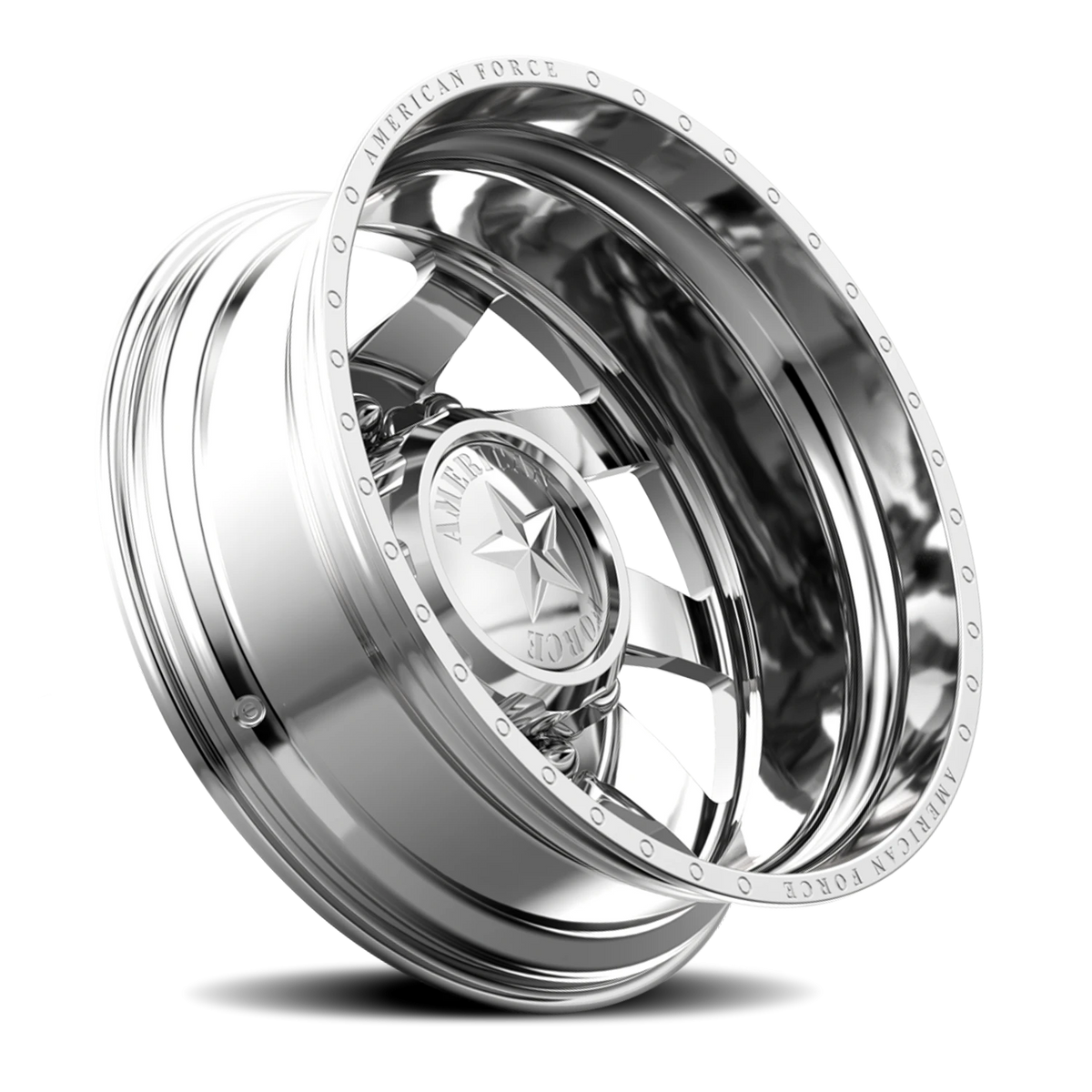 American Force H90 Tempest DRW Polished 24x8.25 -145 8x170mm 125mm - Wheelwiz