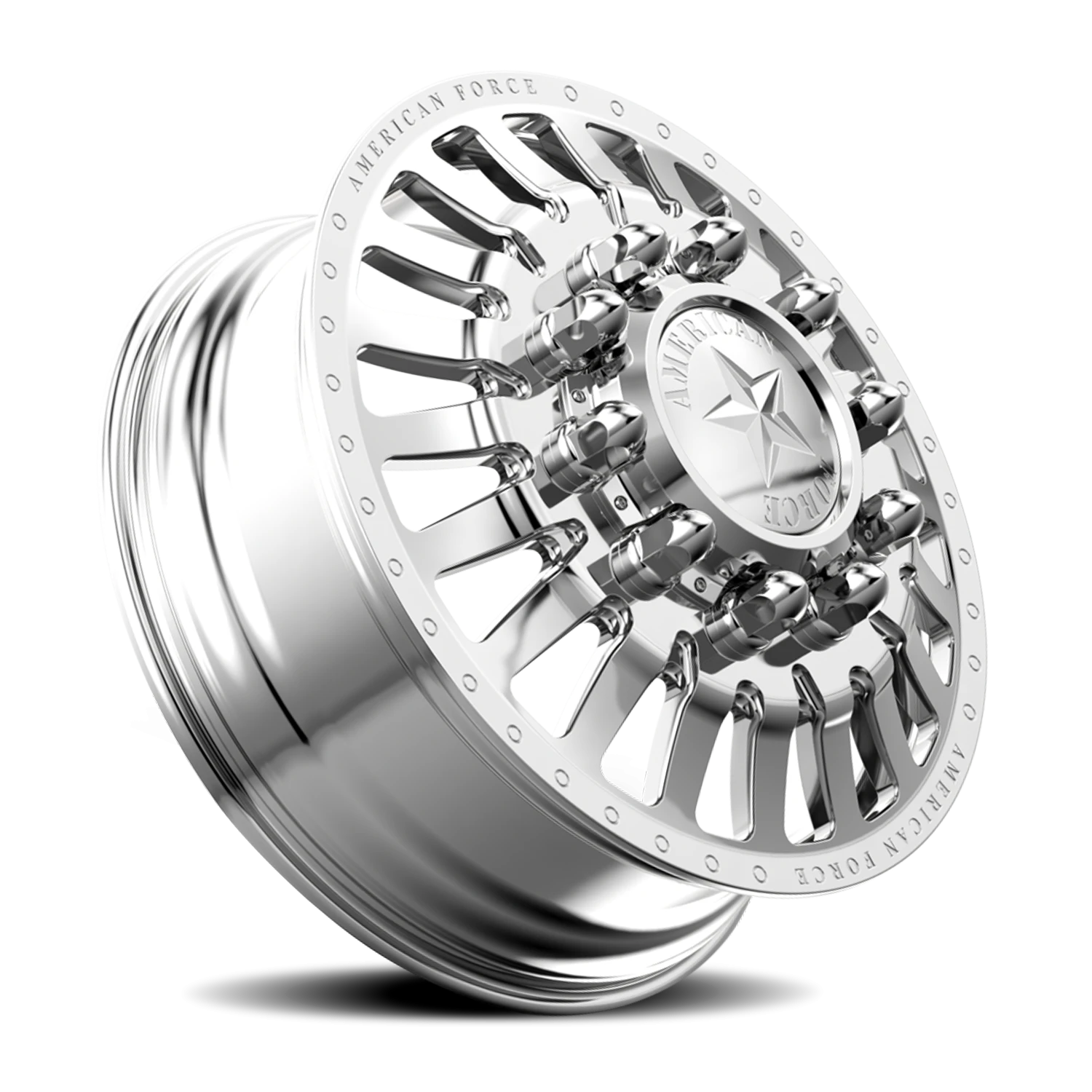 American Force H91 Doom DRW Polished 28x8.25 +169 8x200mm 142mm - Wheelwiz