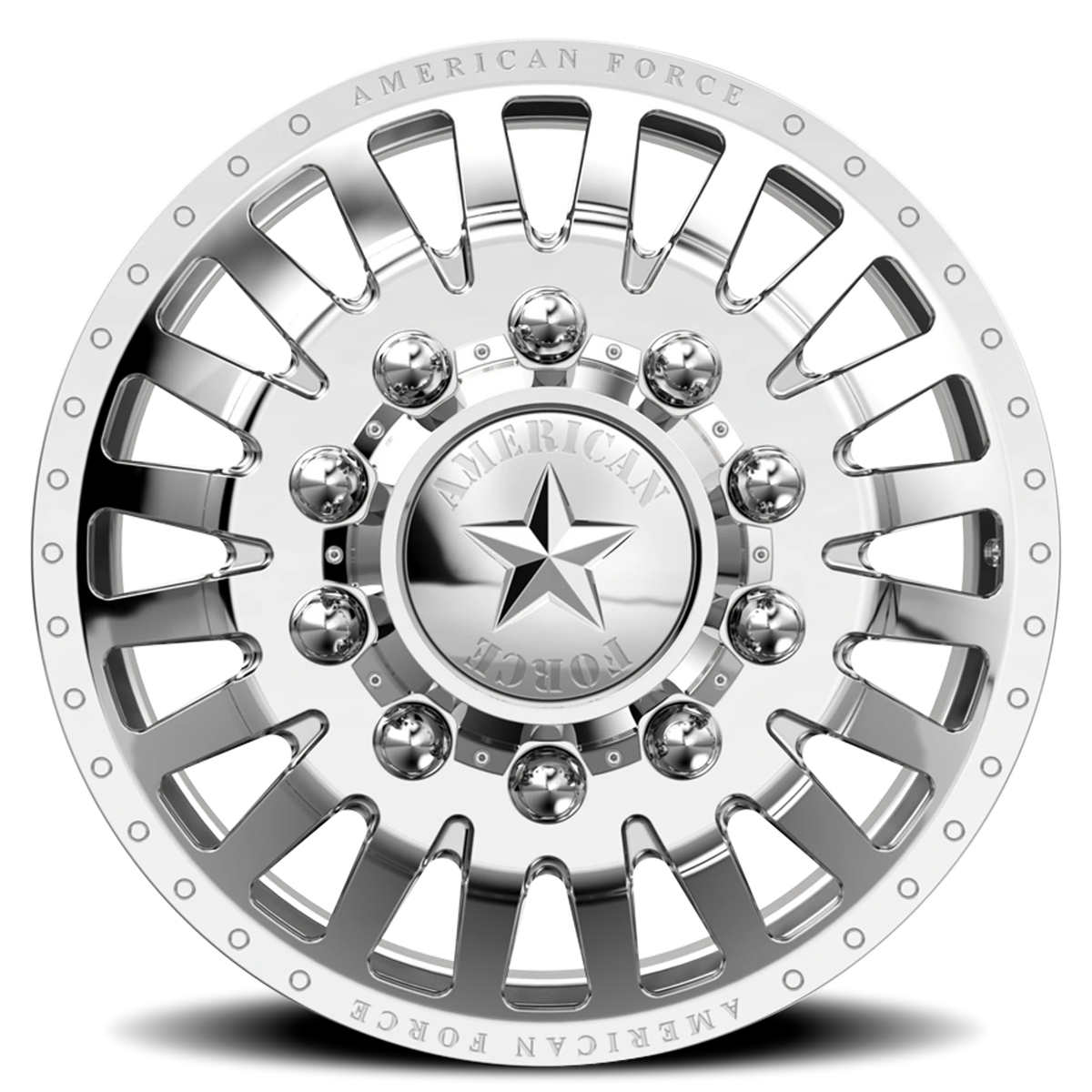 American Force H91 Doom DRW Polished 24x8.25 +169 8x200mm 142mm - Wheelwiz
