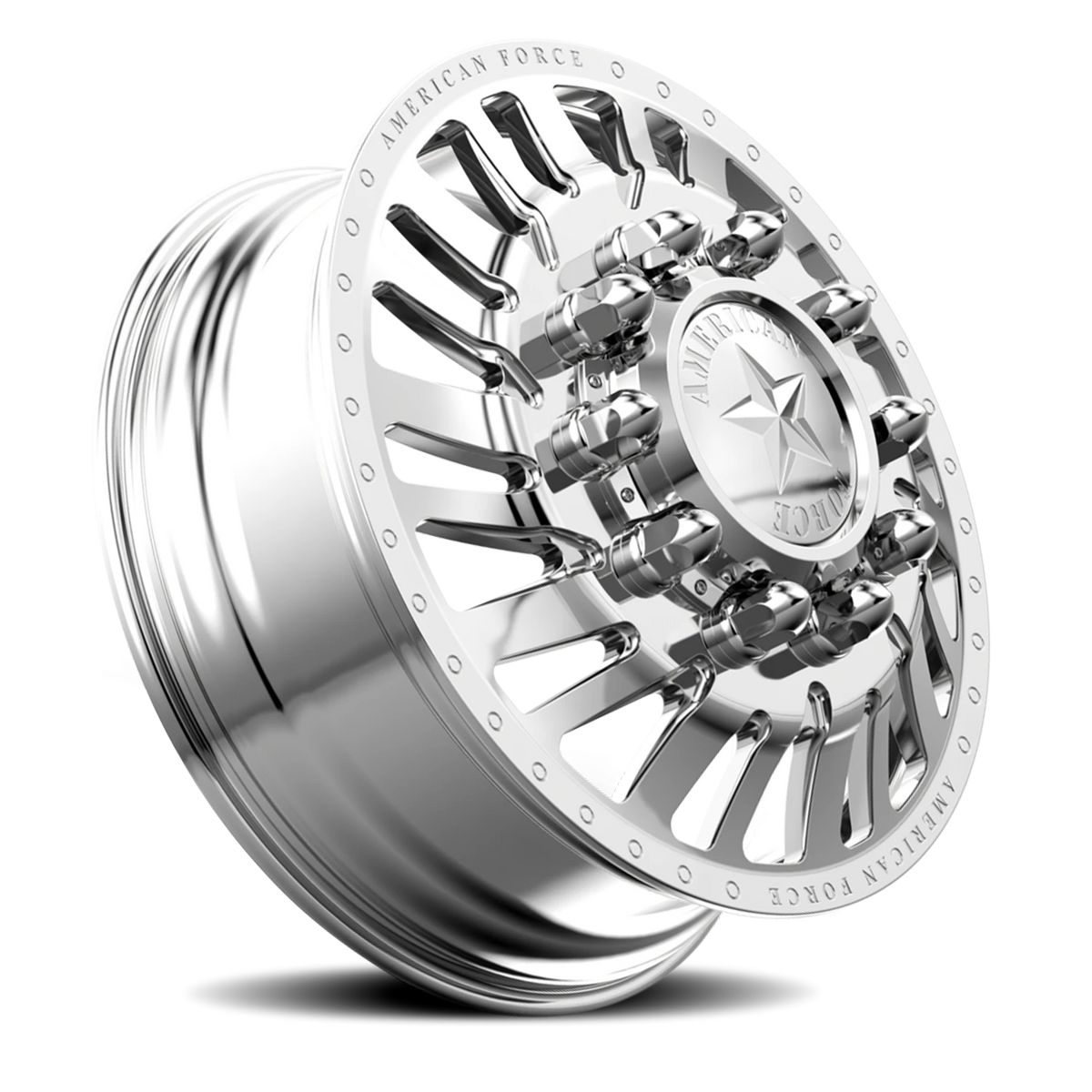 American Force H92 Thrust DRW Polished 24x8.25 +169 10x225mm 170mm - Wheelwiz