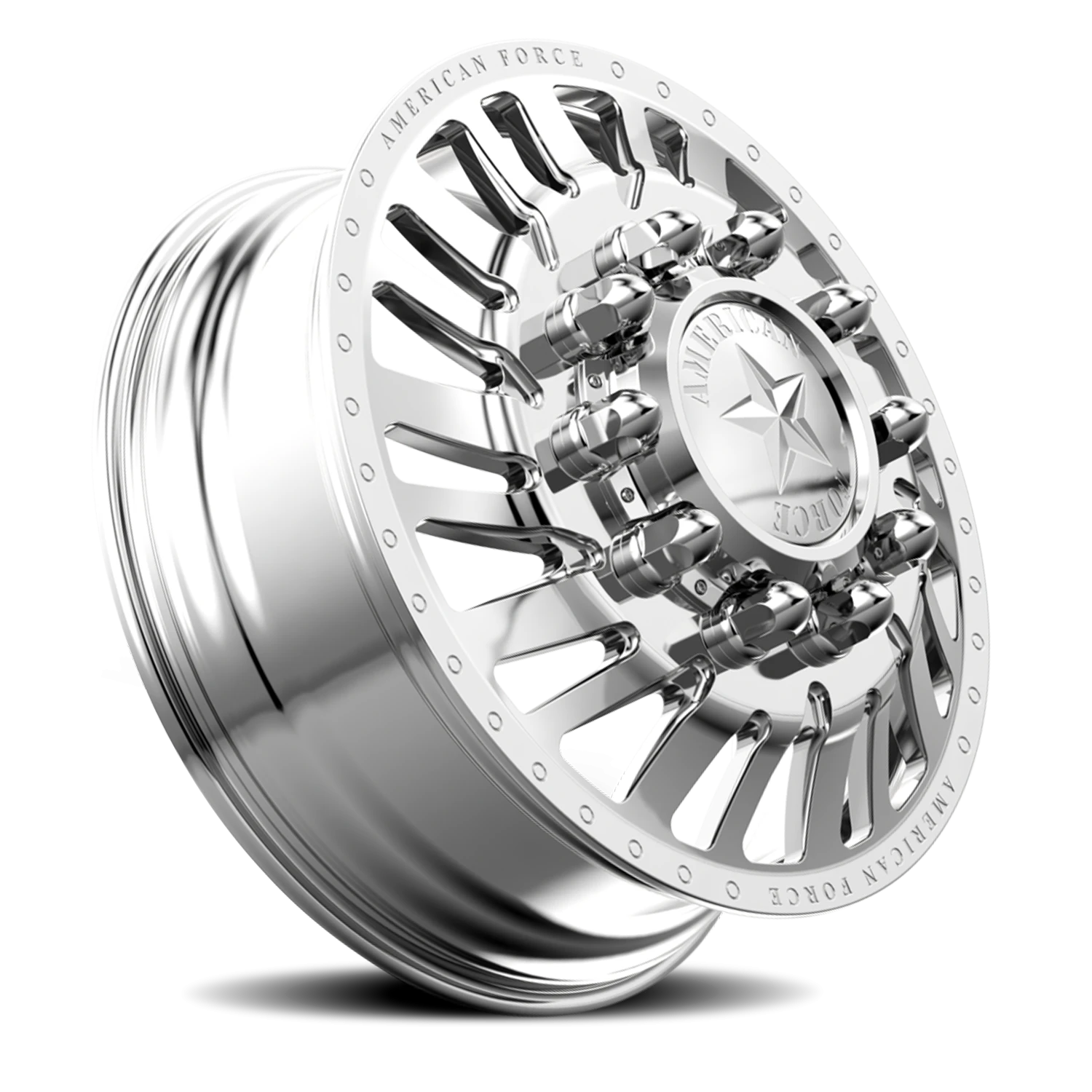 American Force H92 Thrust DRW Polished 28x8.25 +169 8x165.1mm 122mm - Wheelwiz