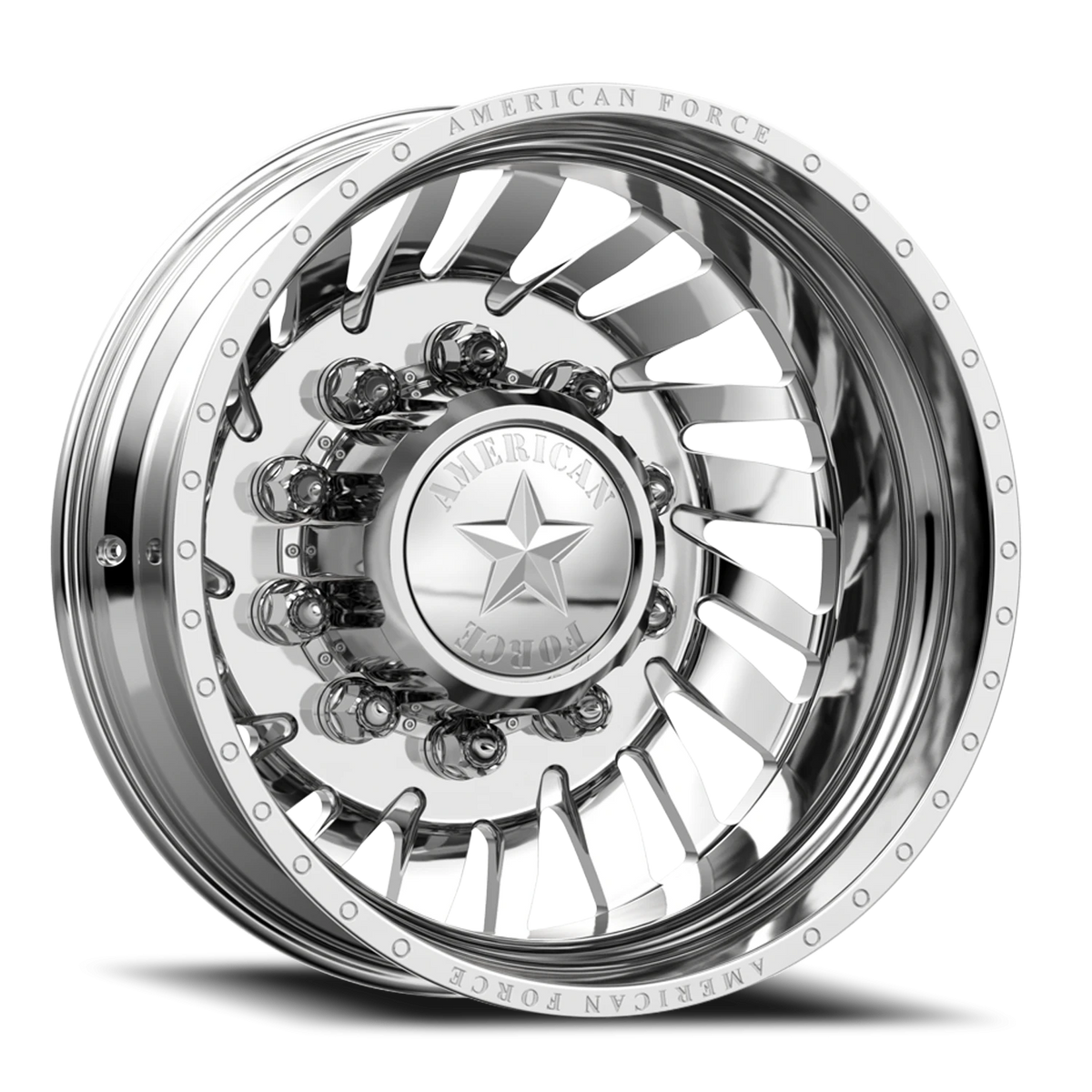 American Force H92 Thrust DRW Polished 22x8.25 -145 8x225mm 170mm - Wheelwiz