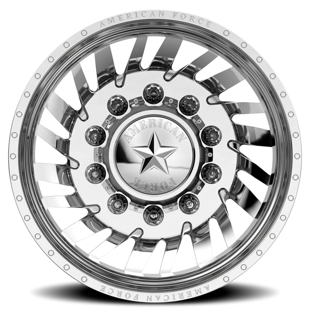 American Force H92 Thrust DRW Polished 22x8.25 -145 8x225mm 170mm - Wheelwiz