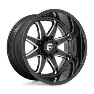 Fuel Offroad D749 HAMMER Gloss Black Milled 22x10 -18 5x127mm 71.5mm - Wheelwiz