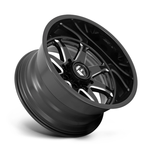 Fuel Offroad D749 HAMMER Gloss Black Milled 20x10 -18 5x127mm 71.5mm - Wheelwiz