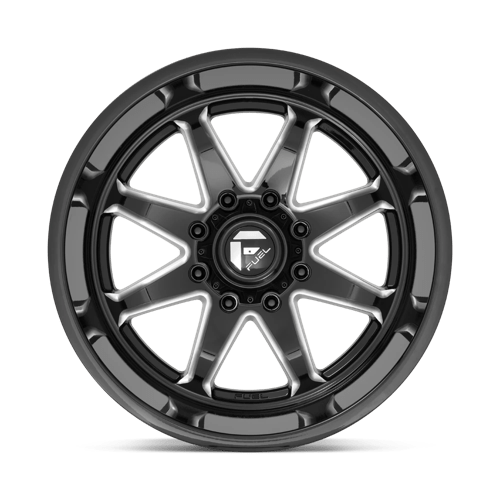 Fuel Offroad D749 HAMMER Gloss Black Milled 20x9 +1 8x165.1mm 125.1mm - Wheelwiz