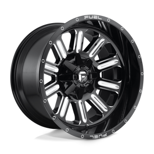 Fuel Offroad D620 HARDLINE Gloss Black Milled 18x9 -12 5x139.7|5x150mm 110.1mm - WheelWiz