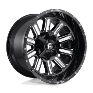 Fuel Offroad D620 HARDLINE Gloss Black Milled 20x12 -44 8x165.1mm 125.1mm - Wheelwiz