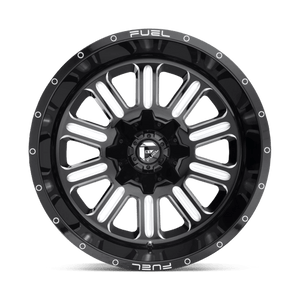 Fuel Offroad D620 HARDLINE Gloss Black Milled 20x10 -18 6x135|6x139.7mm 106.1mm - WheelWiz