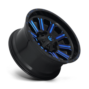 Fuel Offroad D646 HARDLINE Gloss Black Blue Tinted Clear 20x10 -18 8x170mm 125.1mm - Wheelwiz
