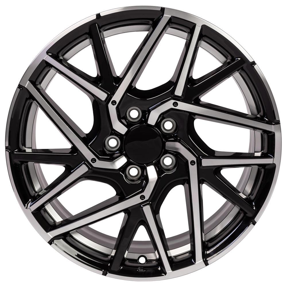 OE Wheels Replica HD06 Black Machined 18x8.0 +50 5x114.3mm 64.1mm - Wheelwiz