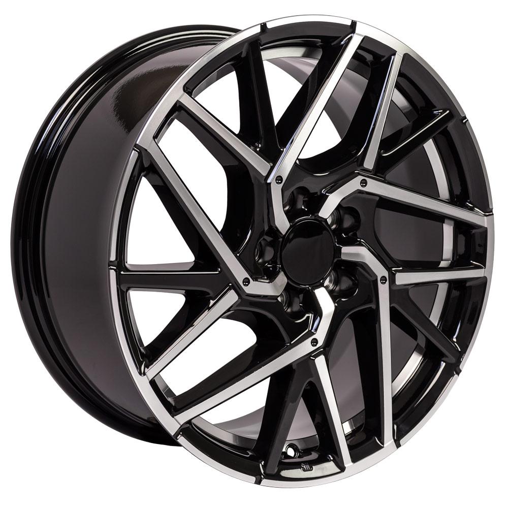 OE Wheels Replica HD06 Black Machined 18x8.0 +50 5x114.3mm 64.1mm - Wheelwiz