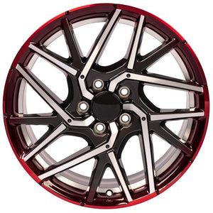 OE Wheels Replica HD06 Gunmetal Machined 18x8.0 +50 5x114.3mm 64.1mm