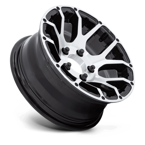 Helo HE1825 Gloss Black Machined 14x6 -6 5x114.3mm 74.4mm - Wheelwiz