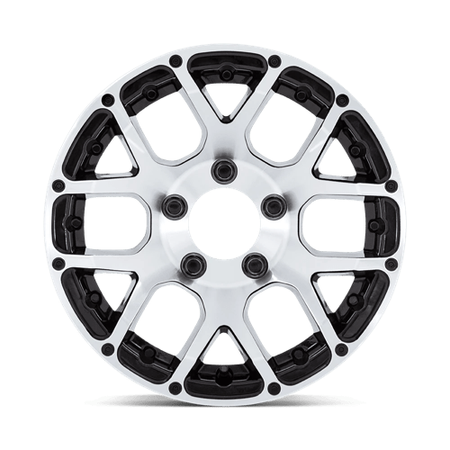 Helo HE1825 Gloss Black Machined 15x6 0 6x139.7mm 104.4mm - Wheelwiz
