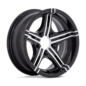 Helo HE1827 Gloss Black Machined 15x6 -6 6x139.7mm 104.4mm - Wheelwiz