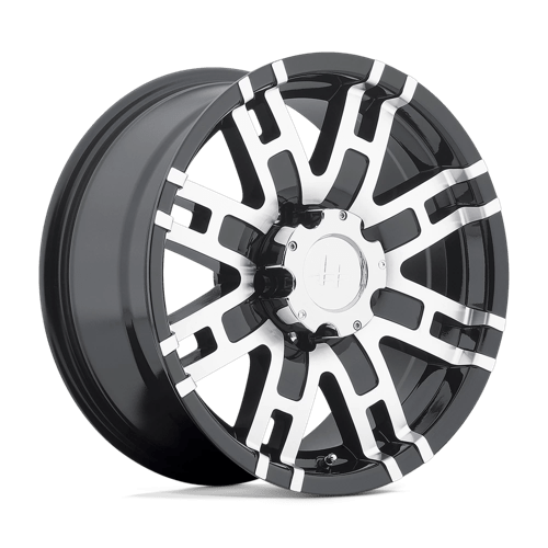 Helo HE835 Gloss Black Machined 17x8 00 8x165.1mm 125.1mm - WheelWiz