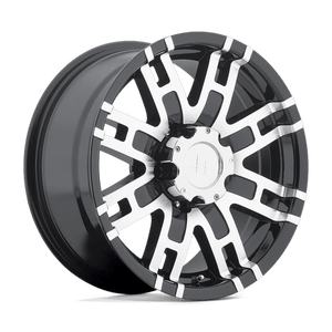 Helo HE835 Gloss Black Machined 18x9 +18 5x139.7mm 108mm - WheelWiz