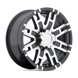 Helo HE835 Gloss Black Machined 18x9 +18 5x139.7mm 108mm - WheelWiz