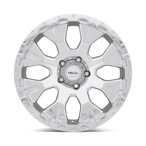 Helo HE878 Chrome 17x9 -12 8x180mm 124.2mm - WheelWiz