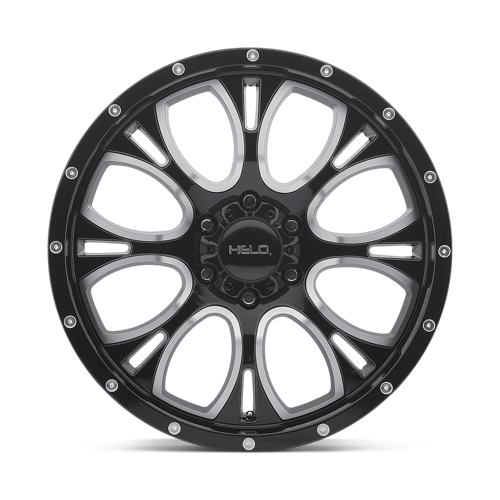 Helo HE879 Gloss Black Machined 17x9 +18 5x135mm 87.1mm - WheelWiz