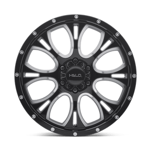 Helo HE879 Gloss Black Machined 18x9 -12 8x170mm 125.1mm - WheelWiz