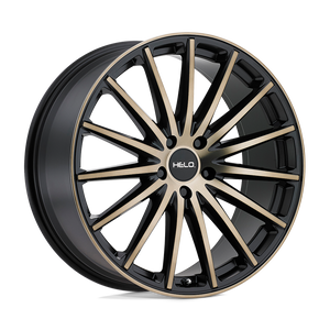 Helo HE894 Satin Black Dark Tint 17x7.5 +40 5x120mm 74.1mm - WheelWiz