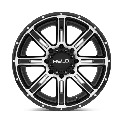 Helo HE900 Gloss Black Machined 17x9 -30 8x170mm 125.1mm - Wheelwiz