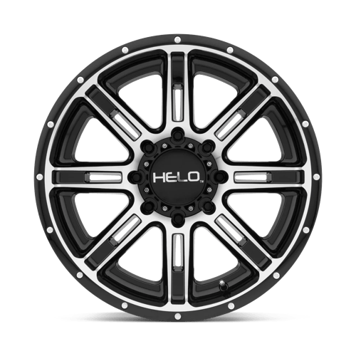 Helo HE900 Gloss Black Machined 20x9 0 6x139.7mm 106.1mm - Wheelwiz