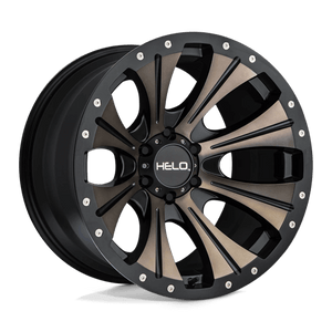 Helo HE901 Satin Black Dark Tint 20x9 +18 5x139.7mm 78.1mm - WheelWiz