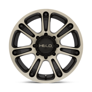 Helo HE904 Satin Black Machined Dark Tint 20x9 +18 8x180mm 124.2mm - WheelWiz