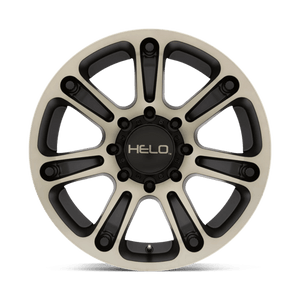 Helo HE904 Satin Black Mach W/ Dark Tint 20x9 +18 8x165.1mm 125.1mm - Wheelwiz