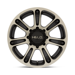 Helo HE904 Satin Black Mach W/ Dark Tint 20x9 -12 5x127mm 72.6mm - Wheelwiz