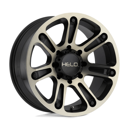 Helo HE904 Satin Black Mach W/ Dark Tint 20x9 -12 5x127mm 72.6mm - Wheelwiz