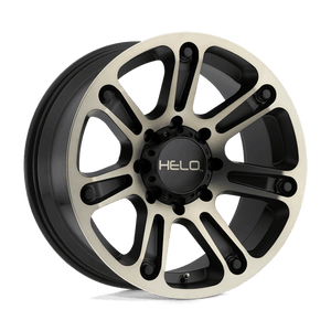 Helo HE904 Satin Black Machined Dark Tint 20x9 +18 8x180mm 124.2mm - WheelWiz