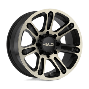 Helo HE904 Satin Black Mach W/ Dark Tint 20x9 +18 8x165.1mm 125.1mm - Wheelwiz