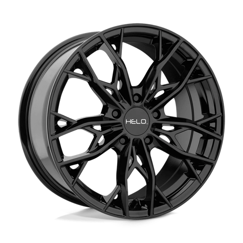 Helo HE907 Gloss Black 17x7 +38 5x112mm 66.6mm - WheelWiz