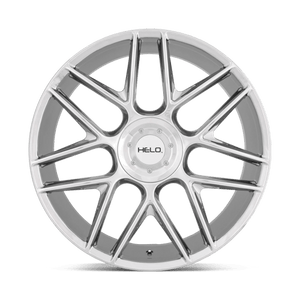 Helo HE912 Chrome 17x7.5 +38 5x112|5x120mm 74.1mm - WheelWiz