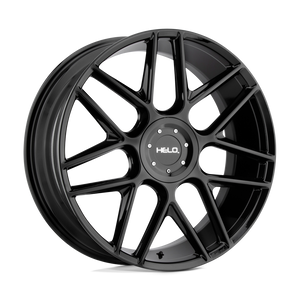 Helo HE912 Gloss Black 17x7.5 +38 5x110|5x115mm 72.6mm - WheelWiz