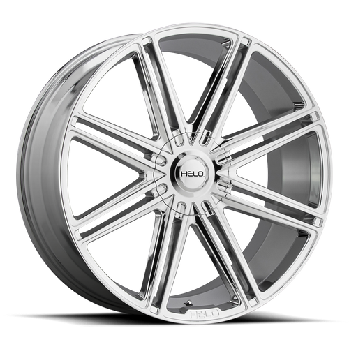 Helo HE913 Chrome 24x10 +15 6x135|6x139.7mm 106.1mm - WheelWiz