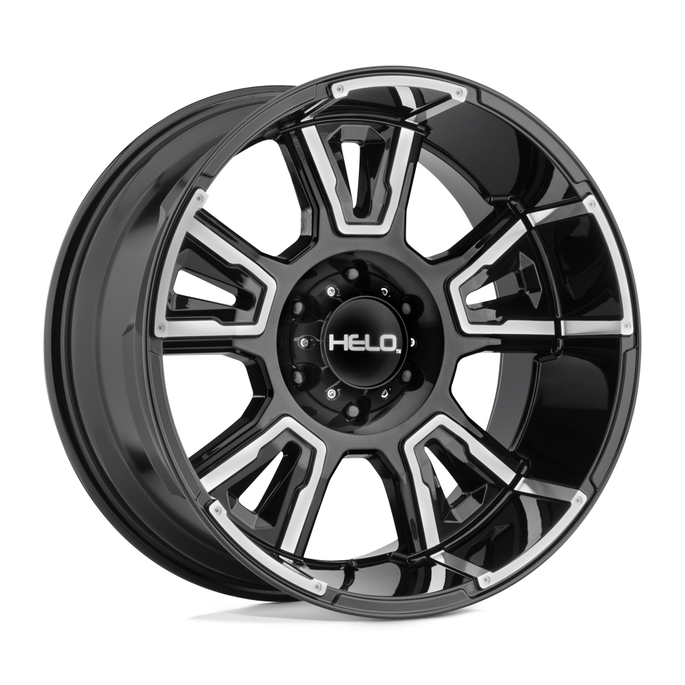Helo HE914 Gloss Black Machined 20x9 00 6x120mm 66.9mm - WheelWiz