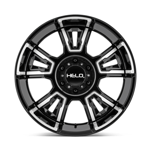 Helo HE914 Gloss Black Machined 20x9 00 8x180mm 124.2mm - WheelWiz