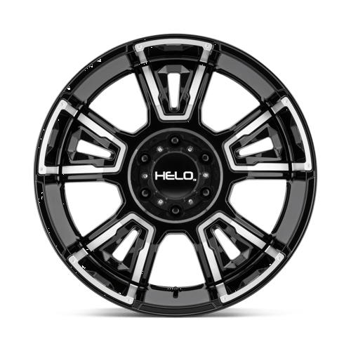 Helo HE914 Gloss Black Machined 20x9 0 8x165.1mm 125.1mm - Wheelwiz