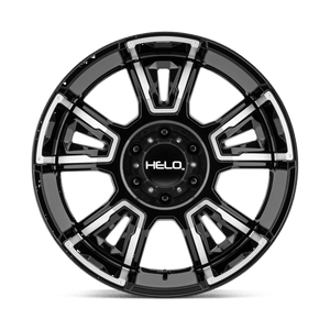 Helo HE914 Gloss Black Machined 18x10 -18 5x127mm 71.5mm - Wheelwiz